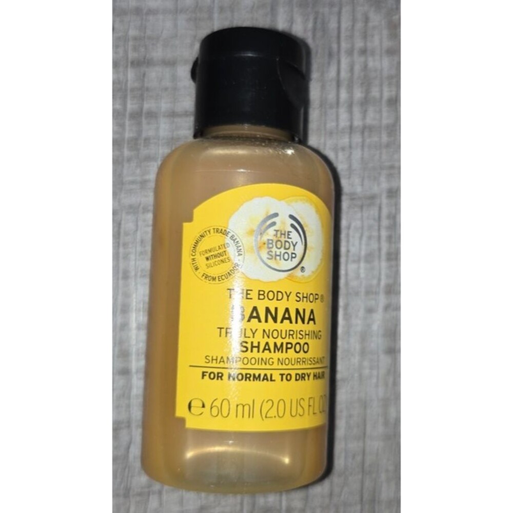 THE BODY SHOP Banana Shampoo for Normal to Dry Hair Nourishing 2 oz / 60ml